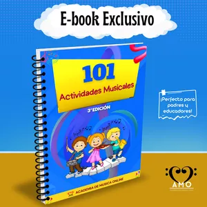 Imagen de portada para Ebook 101 Actividades Musicales para Niños