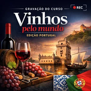 Imagem do curso Gravação - Vinhos pelo Mundo - Edição Portugal