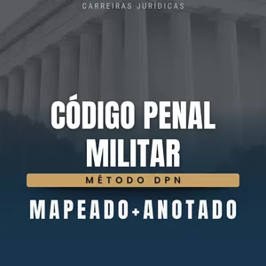 Imagem de capa para o Ebook 📘 Código Penal Militar Mapeado e Anotado – Método DPN