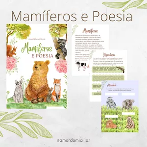 Imagem de capa para o Ebook Mamíferos e Poesia 