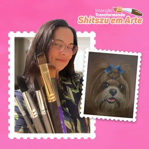 Imagem de capa para o Curso online Imersão Transformando Shitszu em Arte