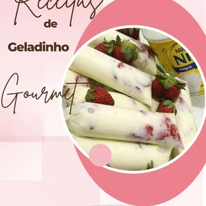 Imagem de capa para o Ebook Receitas de geladinho fáceis 