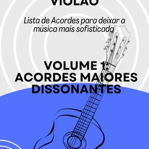 Imagem de capa para o Ebook Acordes simples e diferentes para violão