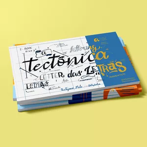 Imagem de capa para o Ebook A TECTÔNICA DAS LETRAS - COMO CRIAR LETTERINGS ESTRUTURALMENTE HARMONIOSOS