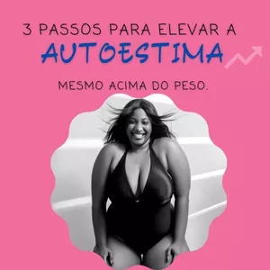 Imagem de capa para o Ebook 3 passos para Elevar a Autoestima para Emagrecer