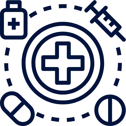 ícone de tratamentos médicos