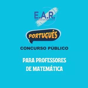 Imagem de PORTUGUÊS PARA CONCURSOS DE PROFESSORES DE MATEMÁTICA criado por E.A.R. ESPAÇO DE ALTO RENDIMENTO na hotmart
