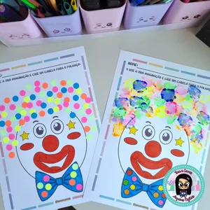 Imagem de capa para o Ebook Atividade - Cabelo do Palhaço