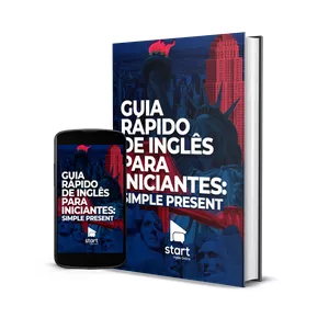 Imagem de capa para o Ebook Guia Rápido de Inglês para Iniciantes: SIMPLE PRESENT
