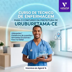 Imagem do curso CURSO PARA O CARGO DE TÉCNICO DE ENFERMAGEM DA PREFEITURA DE URUBURETAMA -CE