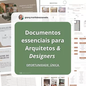 Imagem de capa para o Curso online Documentos essenciais para Arquitetos &amp; Designers