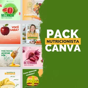 Imagem do curso Pack Canva Nutricionista 