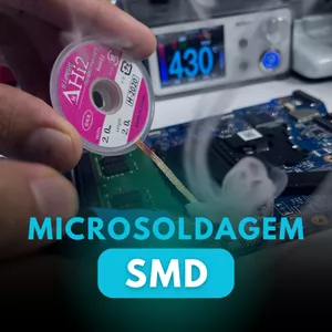 Imagem de capa para o Curso online MICROSOLDAGEM SMD