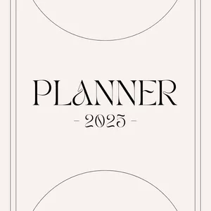 Imagem de capa para o Ebook Planner 2025