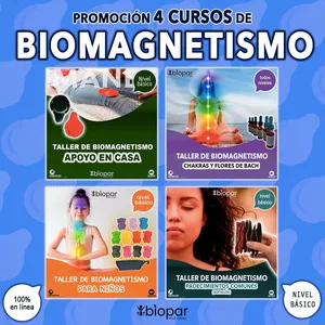Imagen de portada para Curso online 4 Cursos de Biomagnetismo Médico Básico por protocolos 