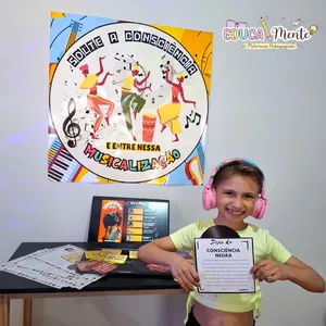 Imagem de capa para o Ebook SOLTE A CONSCIENCIA E ENTRE NESSA MUSICALIZAÇÃO - CONSCIENCIA NEGRA