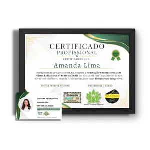 Imagem do curso Carteira Física + Certificação - Fitoterapia Integrativa & Plantas Medicinais