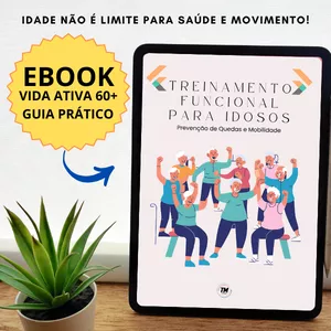 Imagem de capa para o Ebook Vida Ativa 60+ Guia Prático de Treinamento Funcional para Idosos