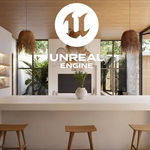 Imagem de capa para o Curso online Aprenda a criar passo a passo esta incrível cena na Unreal Engine 5.5