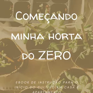 Imagem de capa para o Ebook COMEÇANDO MINHA HORTA DO ZERO