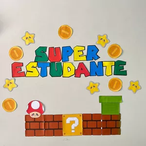 Imagem de capa para o Ebook Kit Super Estudante- Mário Bros