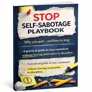 Cover image for Ebook Stop Self-Sabotage Playbook