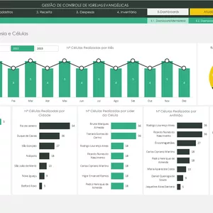 Imagem de capa para o Curso online 09 - Planilha - Gestão de Controle de Igrejas no Excel
