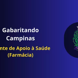 Imagem do curso Gabaritando Campinas - Agente de Apoio à Saúde - Farmácia
