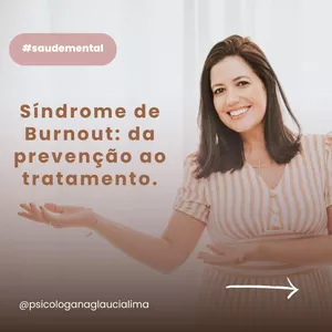 Imagem de Síndrome de Burnout: da prevenção ao tratamento criado por Ana Glaucia Lima na hotmart