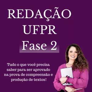 Imagem de capa para o Curso online CURSO DE REDAÇÃO UFPR – 2 FASE – PROVA DE COMPREENSÃO E PRODUÇÃO TEXTUAL
