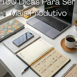 Imagem de capa para o Ebook 100 Dicas Para Ser Mais Produtivo