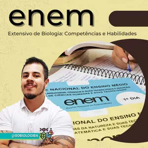 Imagem principal do produto Curso Extensivo de Biologia para o ENEM