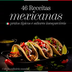 Imagem de capa para o Ebook 46 Receitas Mexicanas - Pratos Típicos e Sabores Inesquecíveis