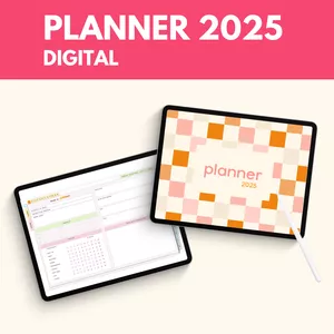 Imagem de capa para o Ebook PLANNER 2025 DIGITAL