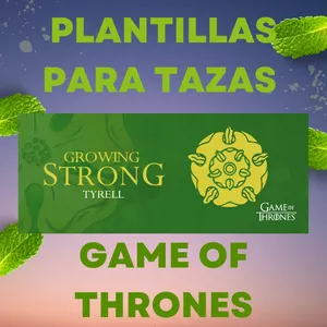 Imagen de portada para Curso online PLANTILLAS PARA TAZAS DE GAME OF THRONES