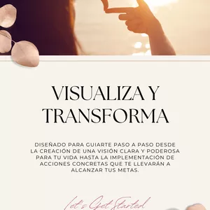 Imagen de portada para Ebook Visualiza y Transforma: Guía Práctica para Definir tu Visión y Cumplir tus Metas