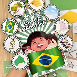 Imagem de capa para o Ebook KIT LUVA PEDAGÓGICA + LEMBRANCINHAS PARA O DIA DA BANDEIRA 