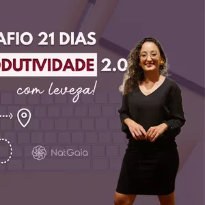 Imagem de capa para o Curso online Desafio Produtividade com Leveza 2.0