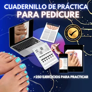 Imagen de portada para Ebook Plantillas de práctica para pedicure 
