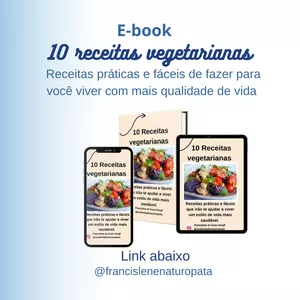 Imagem de capa para o Ebook 10 receitas vegetarianas