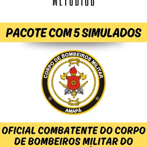 Pacote de 5 Simulados para o Concurso do CFO-CBM 2025 – OFICIAL COMBATENTE