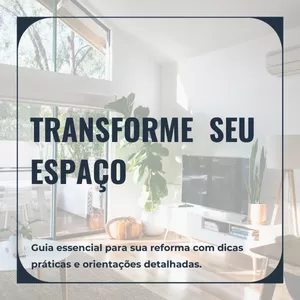 Imagem de capa para o Ebook Transforme seu espaço