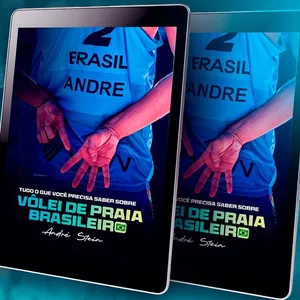 Imagem de capa para o Ebook Tudo o que você precisa saber sobre o vôlei de praia Brasileiro