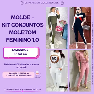 Imagem de capa para o Curso online Molde Kit Moletom