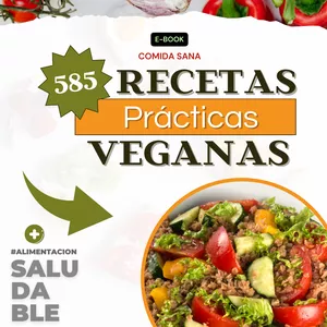 Imagen de portada para Ebook 585 Recetas Veganas y Vegetarianas