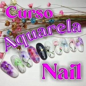 Imagem do curso CURSO NAIL TÉCNICA AQUARELA
