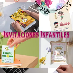 Imagen de portada para Ebook Kit 15 Invitaciones Infantiles Editables en Canva – Digitales y para Imprimir