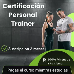 Imagen de portada para Curso online Suscripción Curso Personal Trainer e Instructor en Musculación