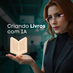 Imagem de capa para o Curso online Criando Livros com IA