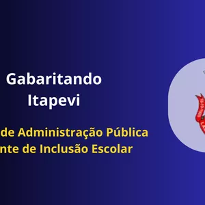 Imagem do curso Gabaritando Itapevi - Agente de Administração Pública | Agente de Inclusão Escolar